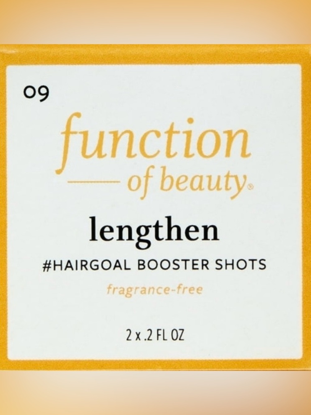 Lengthen Hairgoal Booster Shots - Yellow